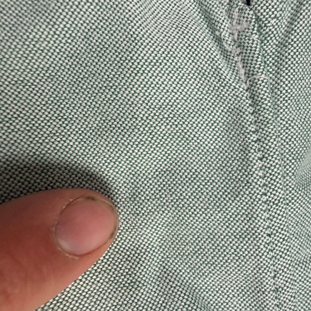 Ralph Lauren Mens XL Sage Green Oxford Flesh Pony Classic Fit Button Down Shirt - Picture 8 of 13